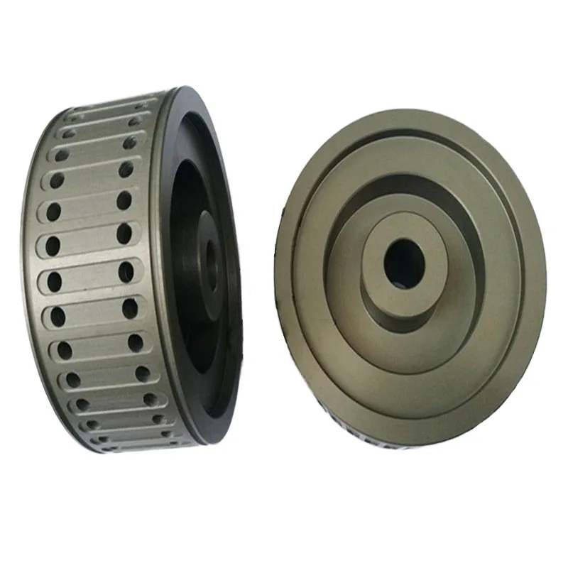 1 pieces 2 Rows Holes Suction Wheel Stahl Folding Machine124X53X18MM ZD.233-028-0100 Suction Wheel