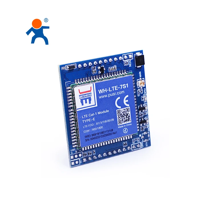WH-LTE-7S1-E DIP Tipo LTE CAT 1 4g GSM Iot Módulo Suporta a Rede GPRS MQTT IoT Plataforma