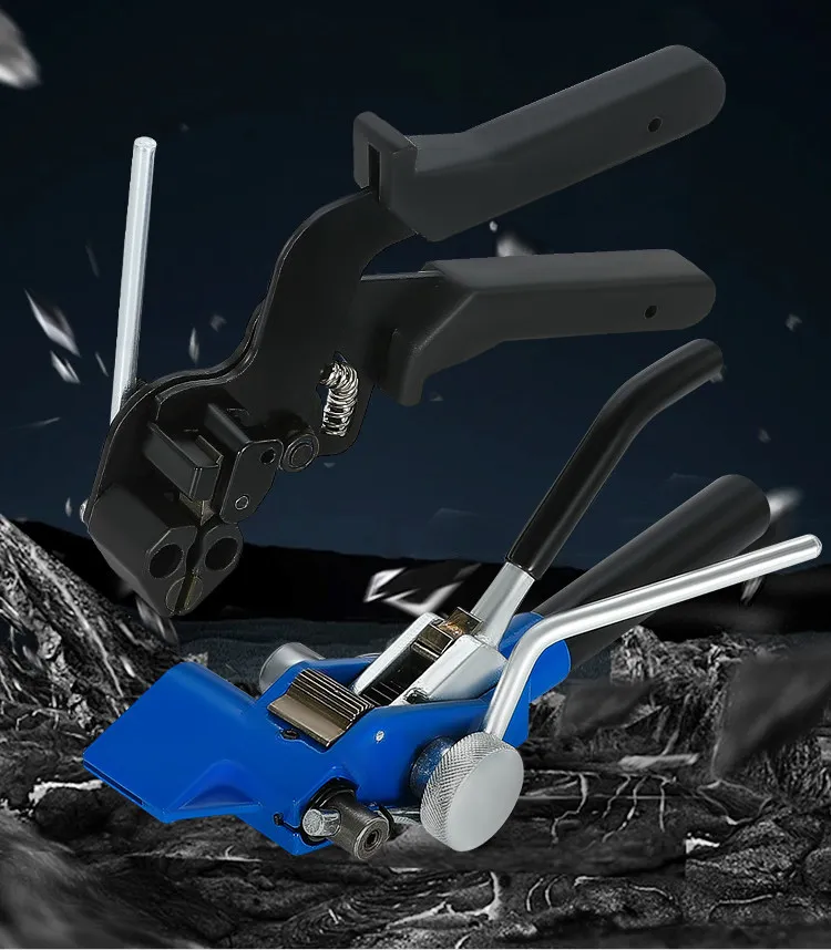 Stainless steel cable tie pliers, utility pole binding tensioner, steel belt baler metal tie tool