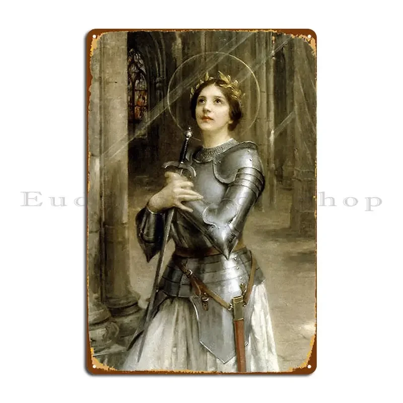 Charles Amable Lenoir Joan Of Arc Metal Plaque Personalized Living Room Custom Funny Custom Tin Sign Poster