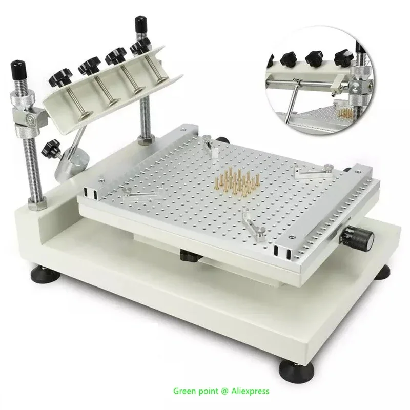 3040 High Precision Solder Paste Printer 300*400mm SMT Stencil Printer Silk Printing Machine Double Layer PCB Board Print equipm