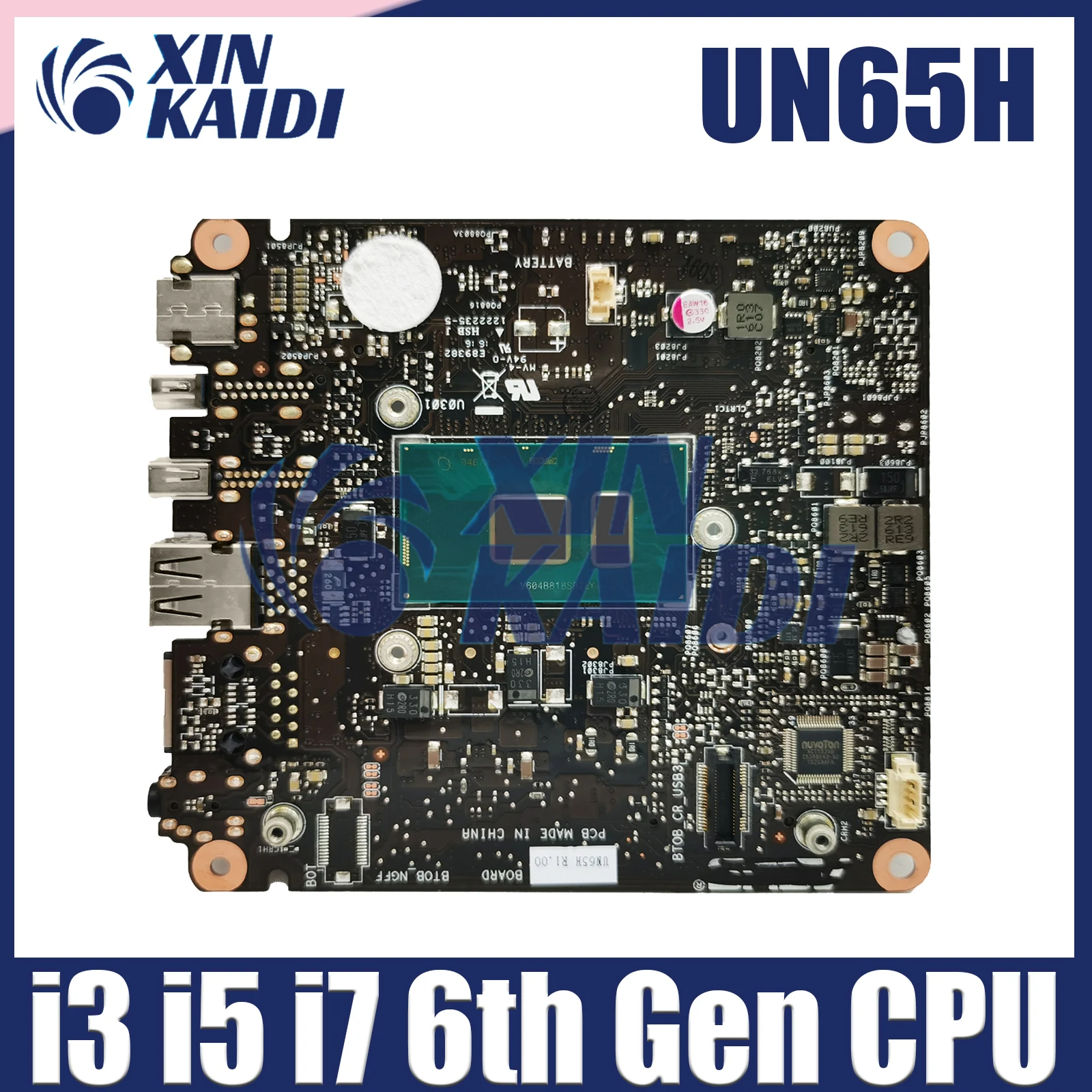 

UN65H Notebook Mainboard For ASUS VivoMini UN65 UN65U Computer Motherboard i3 i5 i7 6th Gen CPU UMA DDR3L