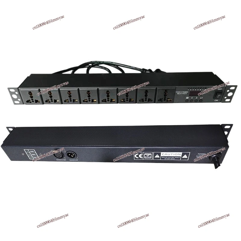 

CP0802 Intelligent Switching Power Supply Sequencer DMX512 Sequencer Stage Audio Lighting Cabinet Power Supply Sequencing