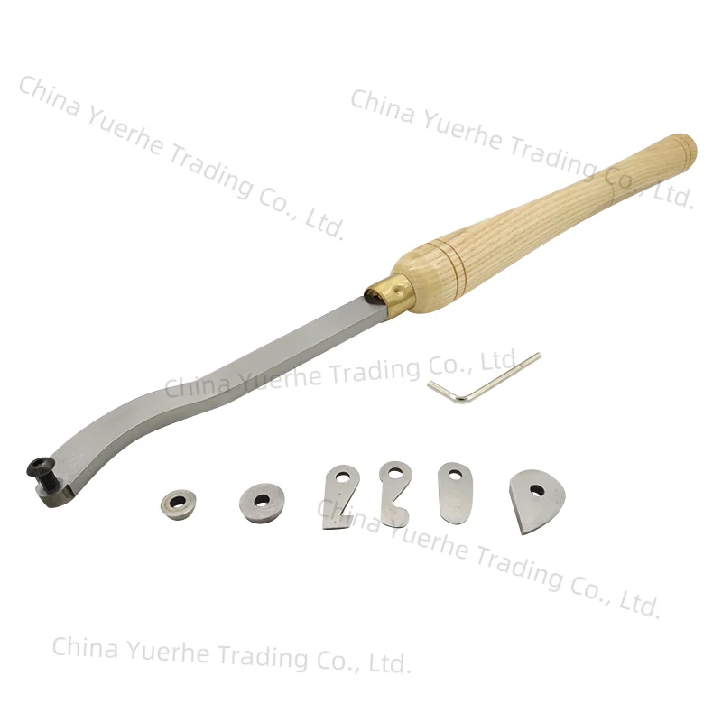 6PCS Interchangable HSS Cutter Hollow Woodturning Tool Gouge   For Spindles Of Projects