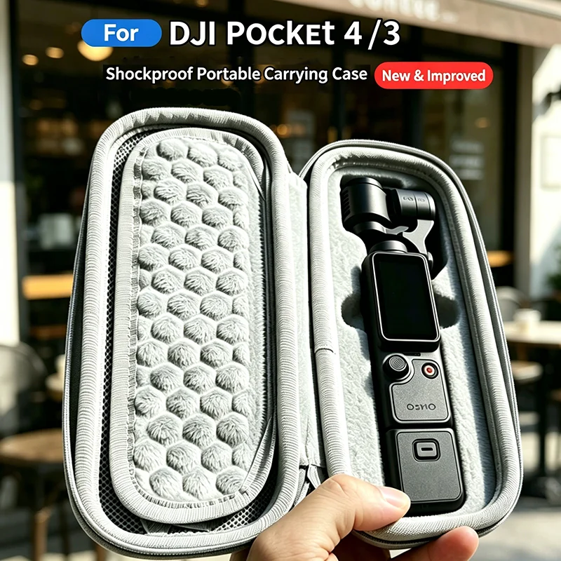 

Mini Protective Bag For DJI Pocket 4 Pocket 3 Carrying Bag Waterproof Shockproof Storage Box For Pocket 3 Accessories