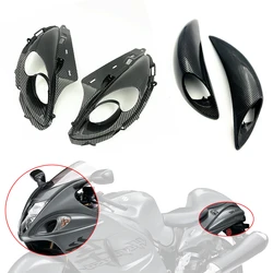 Per Suzuki Hayabusa GSX1300R 2008-2020 4 pz superiore anteriore naso faro Scoop copertura + coda posteriore segnale di svolta carenatura in fibra di carbonio