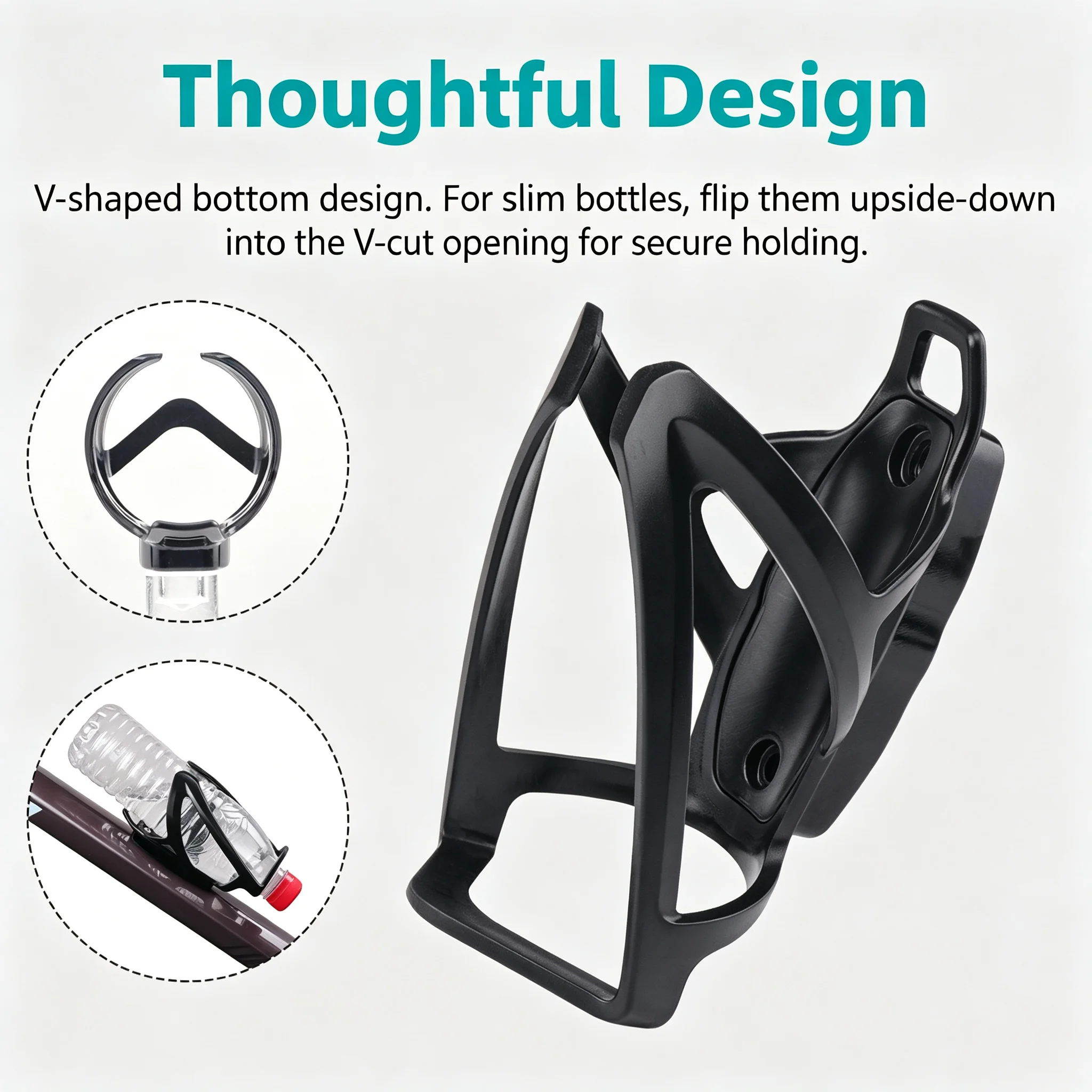 For AirTag SmartTag 2 Xiaomi Tag GPS Tracker Case Anti-Theft Hidden on Bike Water Bottle Holder Bicycle Water Bottle Cage
