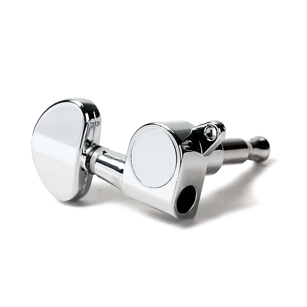 

6 PCS Sealed Guitar Machine Heads Bass Tuning Pegs Semicircle Ferrules for Acoustic Parts