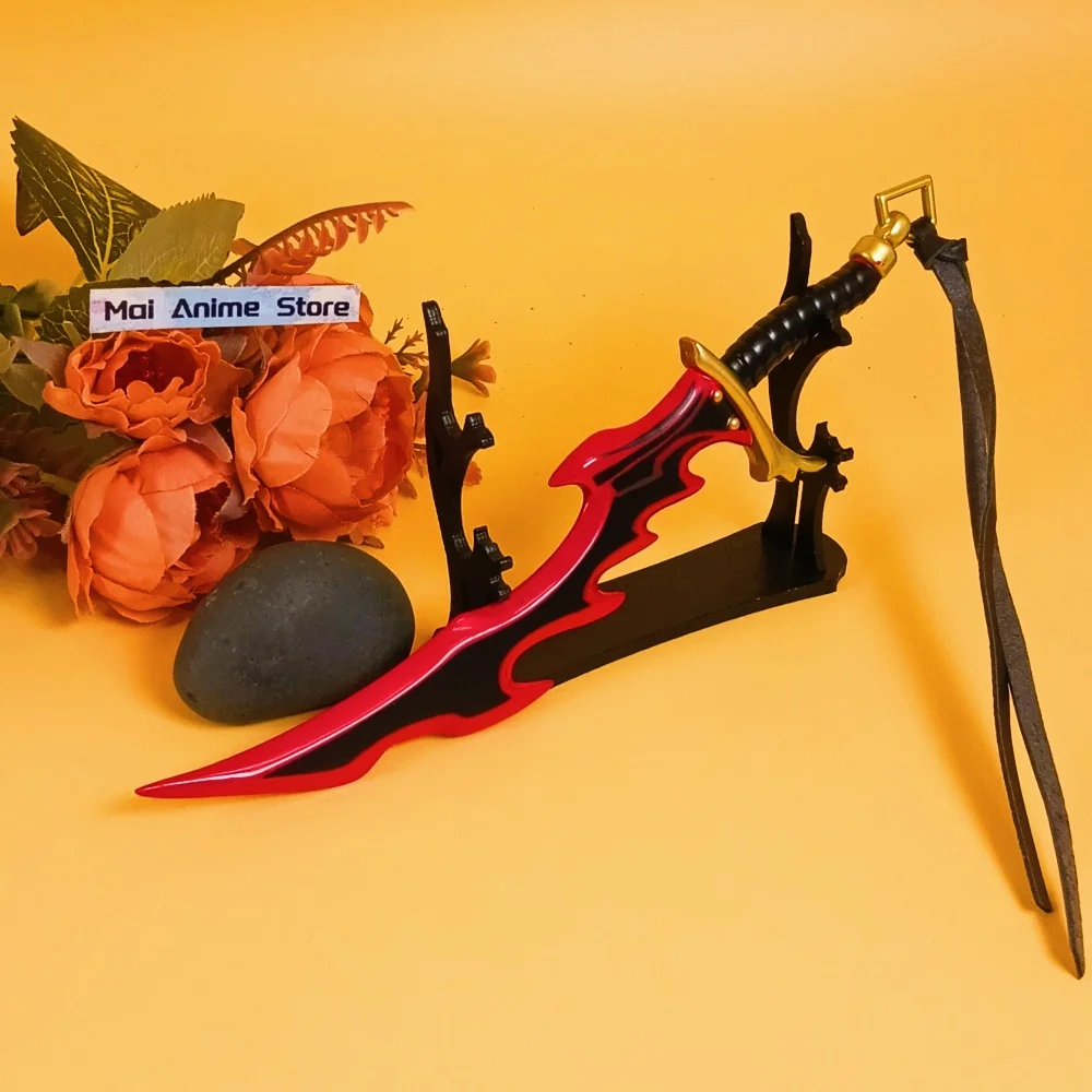 8.6 pouces Solo nivellement Katana Sung Jin-Woo samouraï sabre métal Anime Cosplay accessoire réel Katana Ninja couteau épée non pointu jouet cadeau