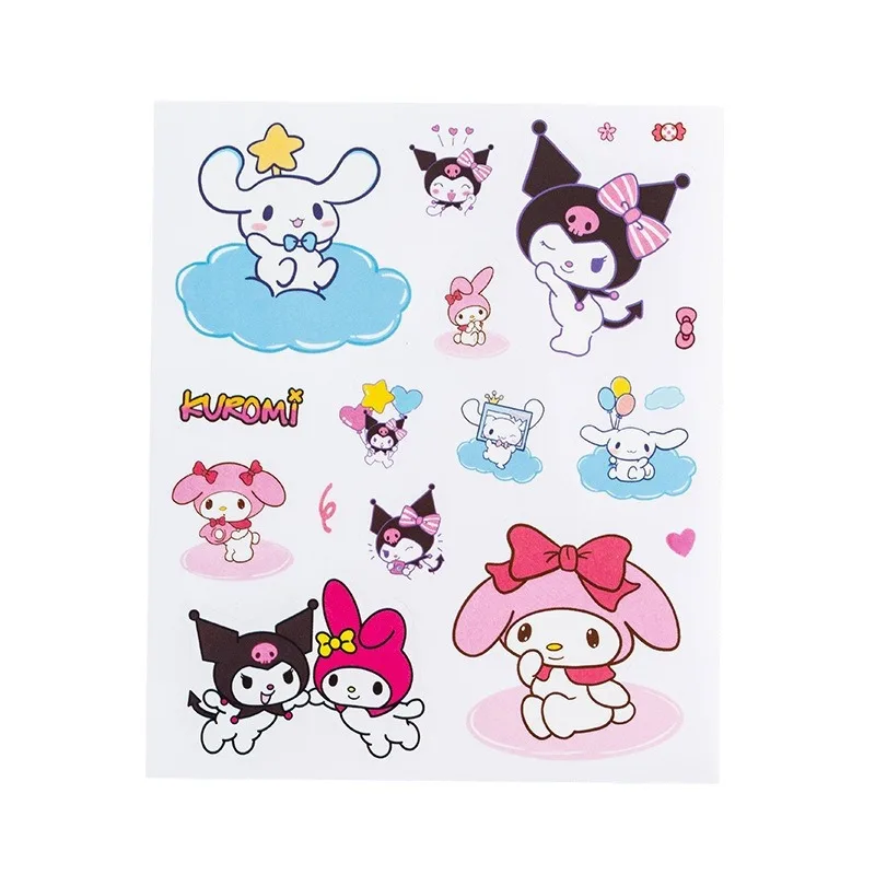 Hello Kitty children's kawaii cartoon stickers cute princess decoration creative waterproof graffiti Kuromi Sanrio stickers whol