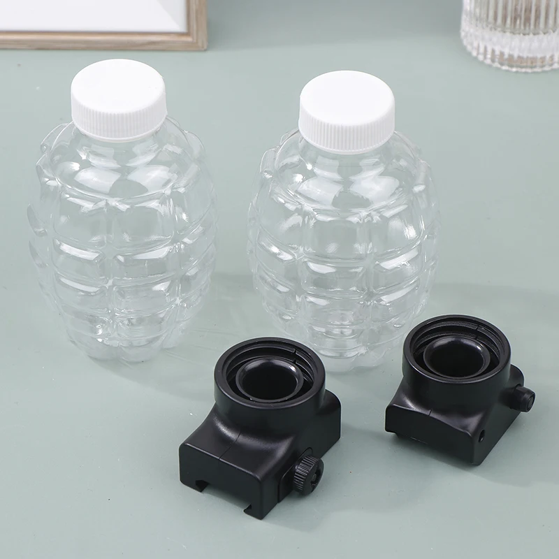 Bottiglia di ananas per palline di gel, scatola di immagazzinaggio di perline di palline d'acqua, fibbia intorno alla vita Bottiglia di ricarica di munizioni portatile per pistola gel