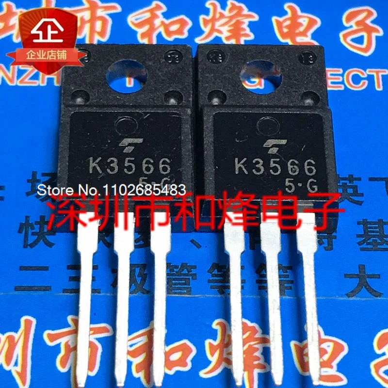 

（10PCS/LOT）2SK3566 K3566 TO-220F 900V 2.5A