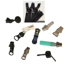 20pcs/Lot 5# Ykk Resin Zipper Pull Slider VS Head Double Open Up Bottom End Jacket Repair Tailor Sewing Accessory