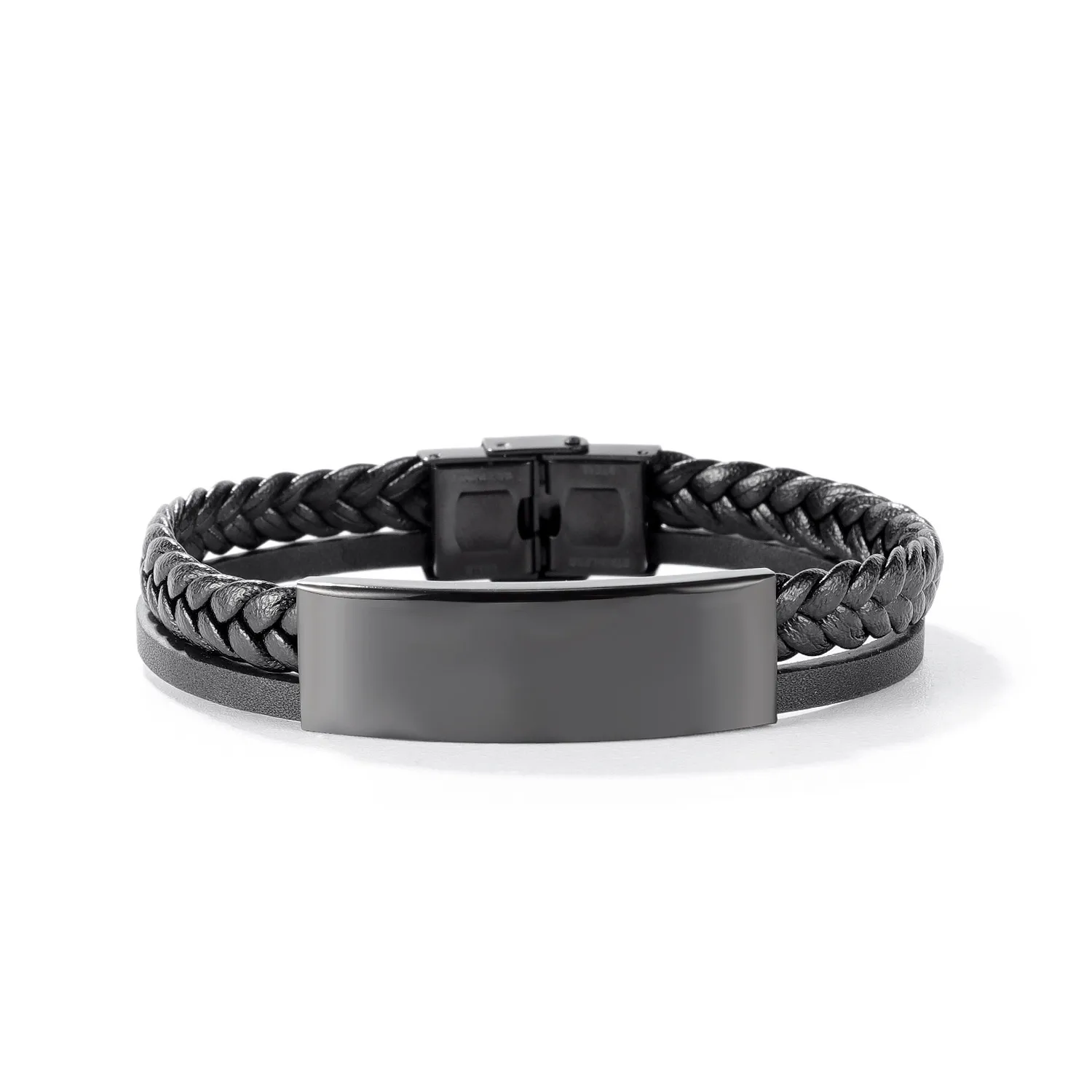 

Men’s Retro Leather Bracelet – Classic Hip Hop Street Style Wristband, Fashion Accessory for Trendy Looks