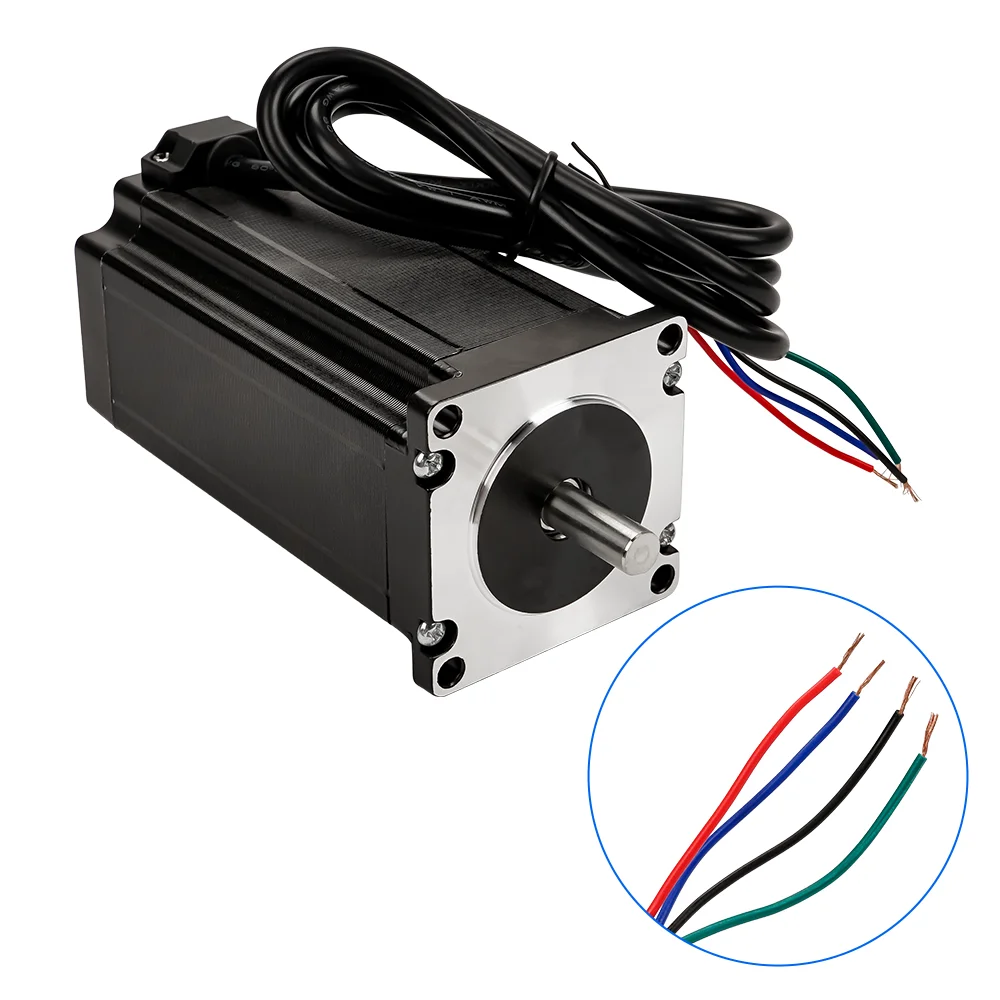 Nema23 112mm Single/Dual Shaft 8mm 57 Stepper Motor 57HS112 4.2A 2.8Nm 57BYGH 4 Lead for 3D Printer CNC Router Laser Engraver