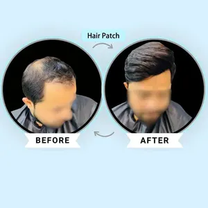 توبي فاين مونو بو للرجال، شعر مستعار مسامي، شعر بشري، وحدة نظام بديلة، 6x8x9x7x9، 1B، 6 أعلى 10 مبيعات بأموال حقيقية في البرازيل - رقم 7