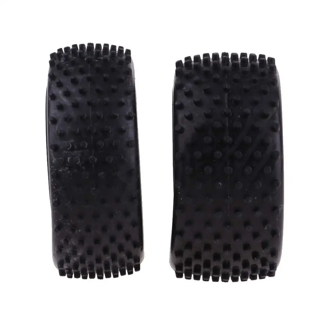 RC Car Wheel Rim Tires 1/10 Wheels Tires Set 12mm Hex Black Rubber for HSP HPI AXIAL RC Buggy Upgrade