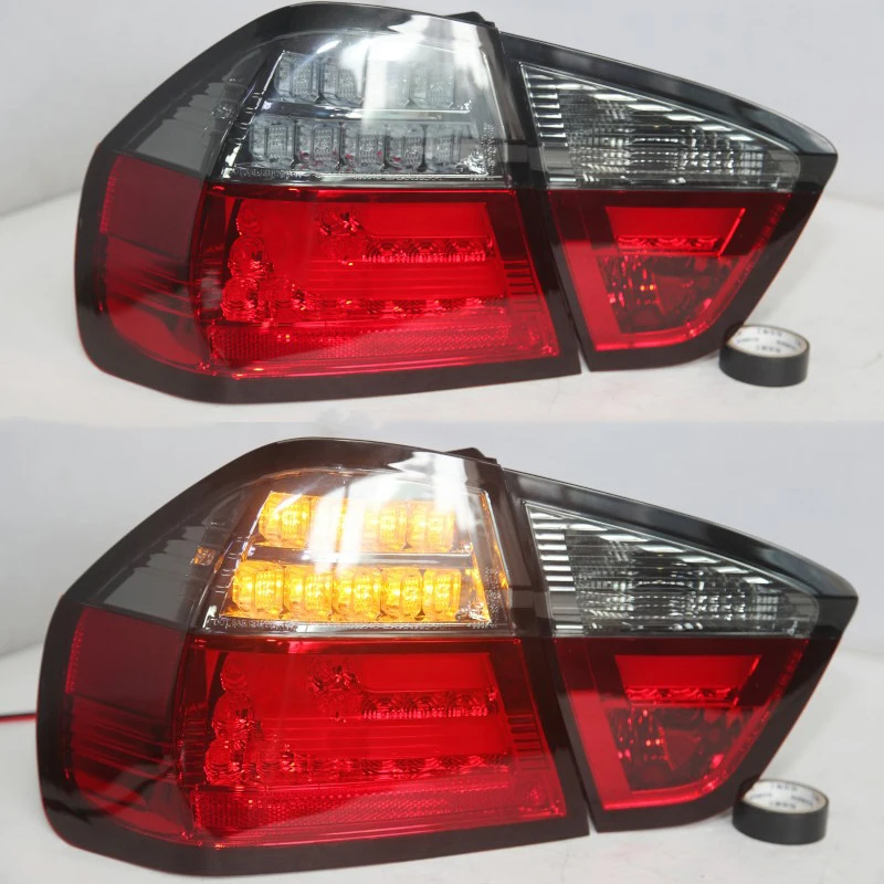 For BMW E90 3 Series 320i 323i 325 330 335 LED Tail Lamp  Assembly 2003-2009 Taillights Back Rear Lamp Red Color