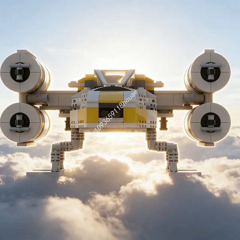 

506 деталей MOC Star Battle ZT Zeta Light Courier, конструктор, архитектурные игрушки, идея для рождественского подарка, развивающий конструктор