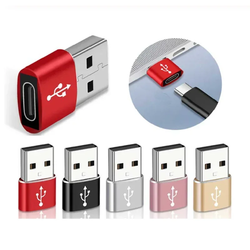 USB C 타입 OTG 전화 어댑터 USB-C, 수 암 C 타입 변환기, 맥북 삼성 화웨이 샤오미 아이폰용 USBC 커넥터