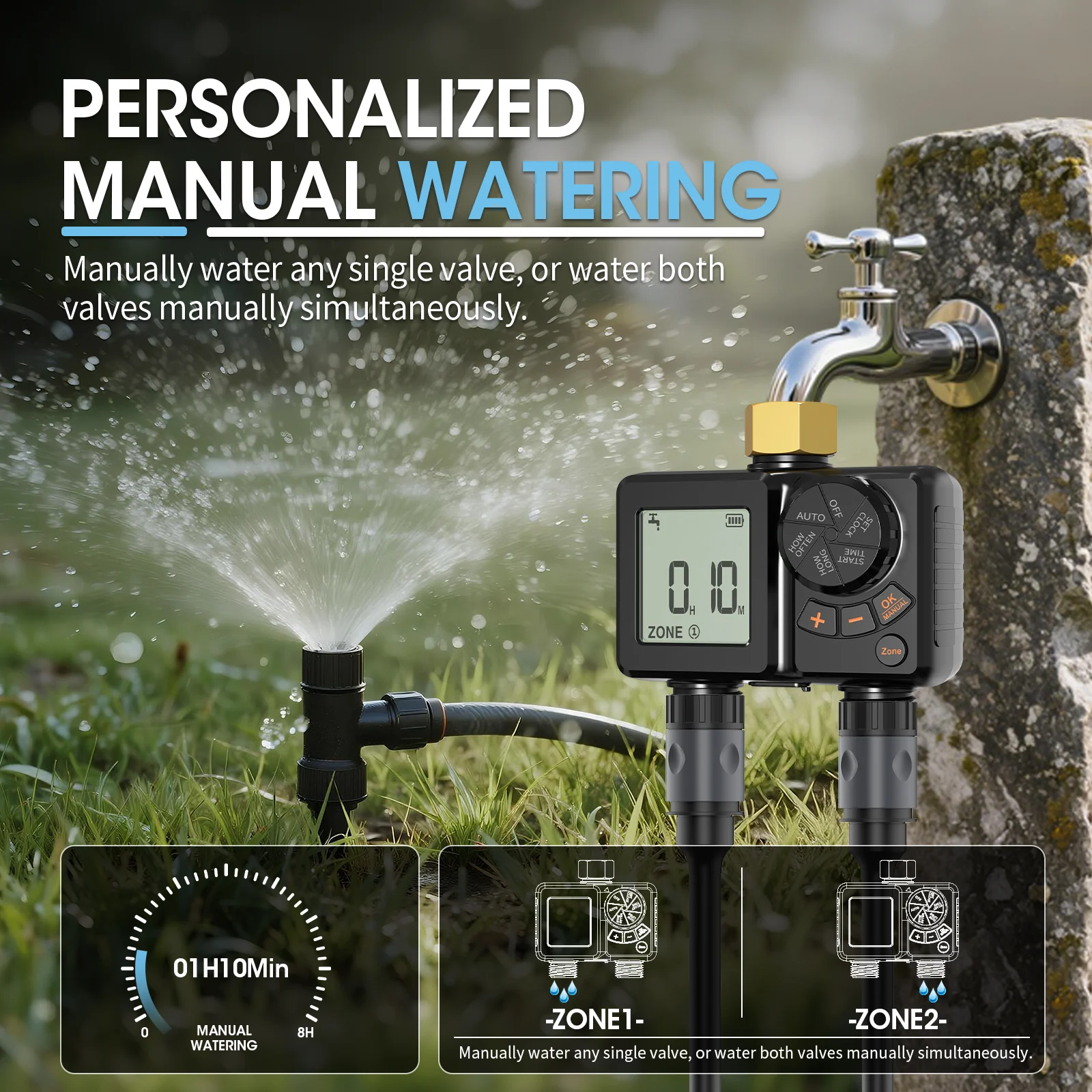 INSOMA IPX6 Bahçe Sulama Zaman - Smart Garden Hose Timer incelemesi ve fiyatı