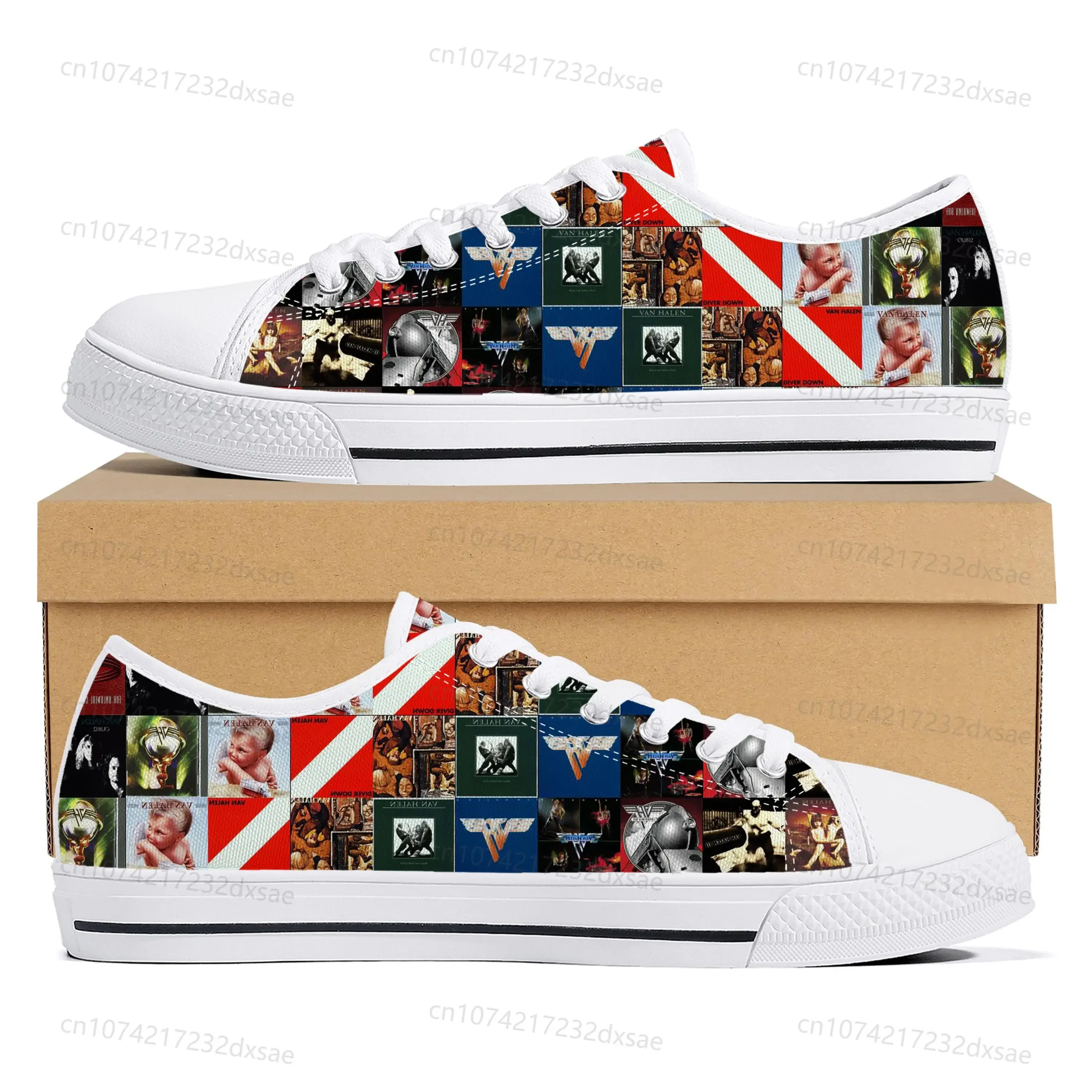 Van Evh 5150 Stripes Halen Low Top High Quality Sneakers Mens Women Teenager Canvas Sneaker 1984 Casual Couple Shoes Custom Shoe