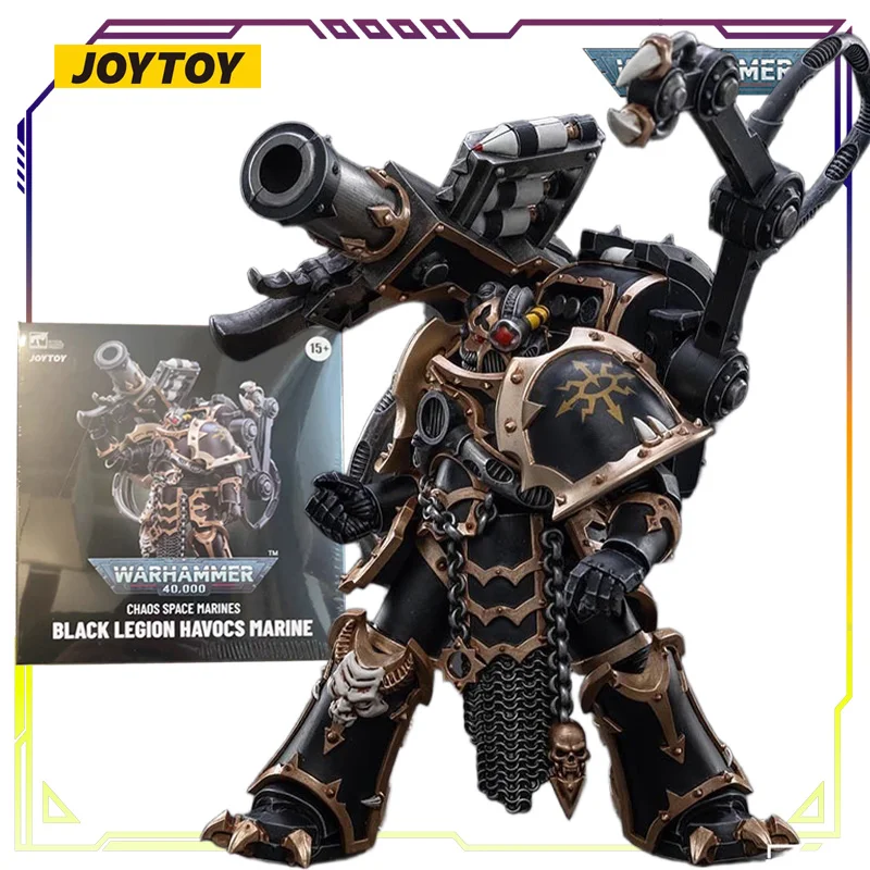 JOYTOY Originele Warhammer 40K Serie Black Legion Ramp Squad Anime Action Figure Model Speelgoed Collectible Model Cadeaus voor jongens
