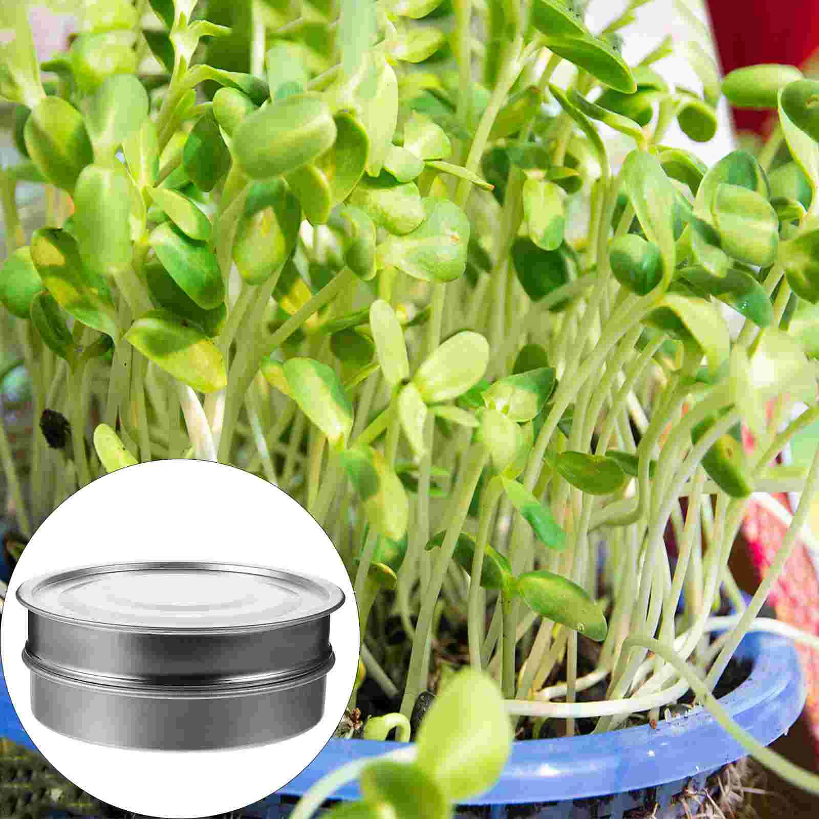 

Stainless Steel Germination Net Sprouting Tray Gardening Accessory Kit Planting Supply