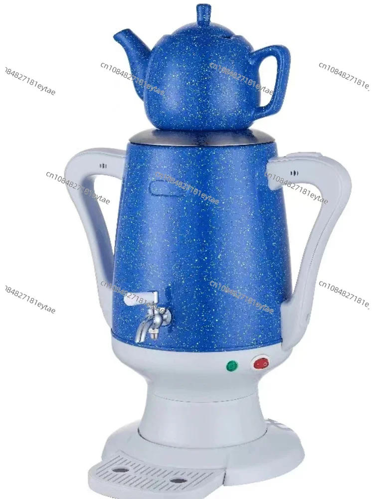 4L 1L Ceramic Electric Kettle 304 Stainless Steel Bilayer Teapot Samovar 45x22cm