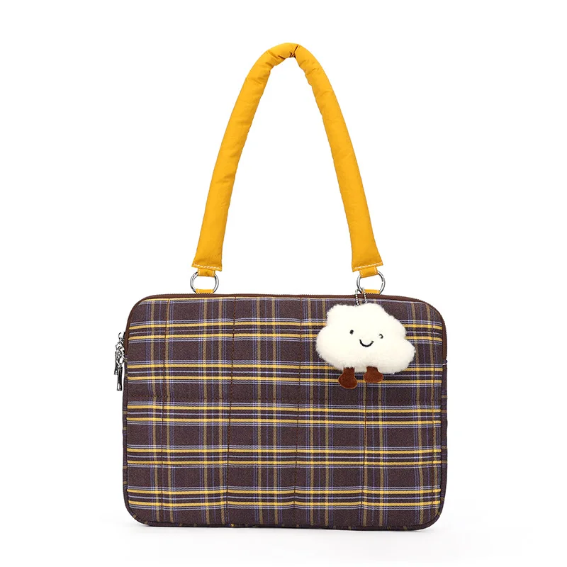 Laptop Sleeve Bag 11 13.3 14 15.6 Inch Pouch Notebook Case For Macbook Air Pro HP Huawei Lenovo Dell Shoulder HandBag Briefcases