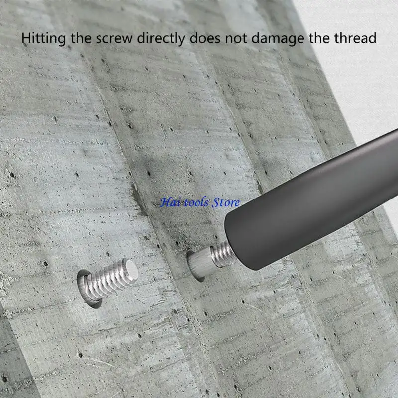 X37E Multipurpose Hammer for Anchoring Fasteners in Door Window and HVAC Systems Using Power Drills