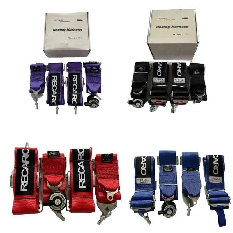 Ceinture de sécurité à 4 points modifiée pour course automobile