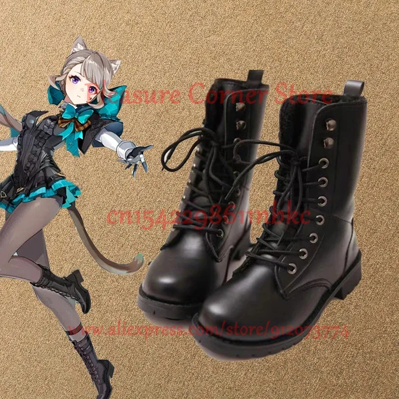 

In Stock Genshin Impact Lynette Cosplay Shoes Props Lynette Lyney Cosplay Costume Accessories Shoes