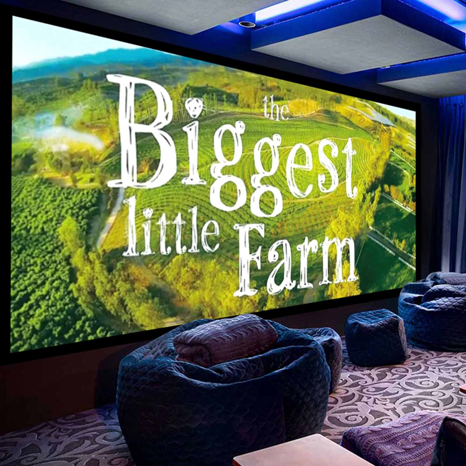 

Высококачественный проекционный экран с фиксированной рамой, максимальный размер 220 дюймов, формат 16:9, широкий бордюр 6/9 см, белый мягкий экран из ПВХ для проектора