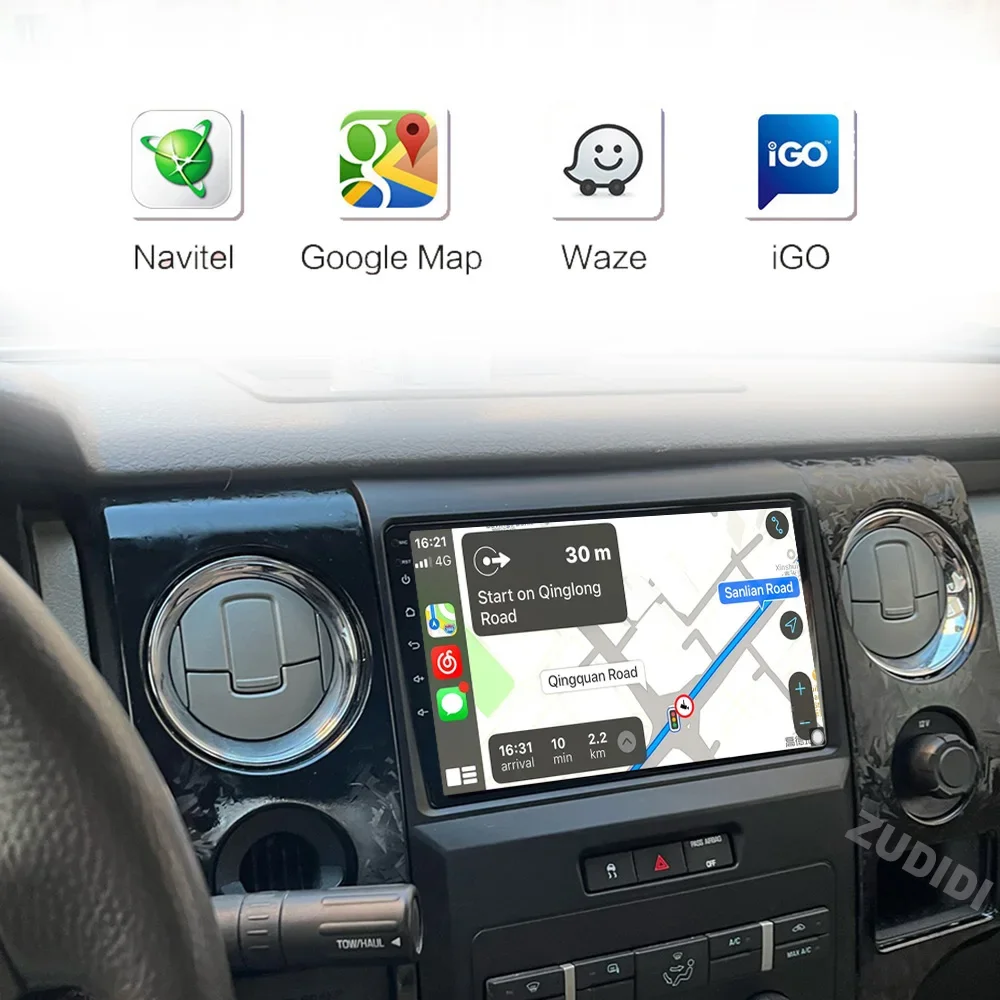 Rádio do carro Android 13 para Ford, Leitor multimídia automático, Carplay estéreo, Navegação GPS, DVD, F150, P415, Raptor, 2008-2014, 8G, 128G