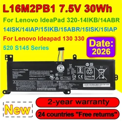 For Lenovo Ideapad 320-15IKB-15IAP-15AST-15ABR-14ABR 520-15IKBR 330-15ICN L16L2PB2 L16L2PB1 L16M2PB1 7.5V Laptop Battery