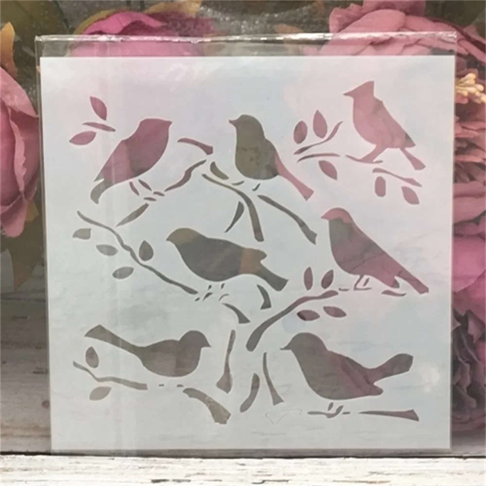Owl Bird Dragon Octopus DIY Layering Stencil Template