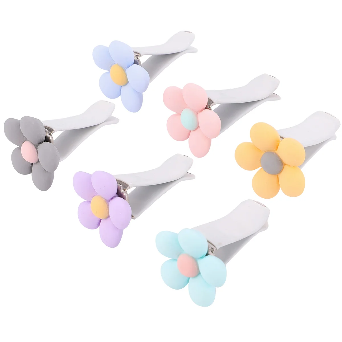 

10Pcs Vent Decor Resin Flower Clips Bright Color Creative Car Vent Accessories Lightweight Car Interior Decoration