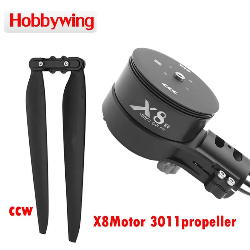 Hobbywing X8 Power System 100kv motor and 80A ESC 3011 CW CCW Propeller OPTIONAL for Payload Agricultural Drones