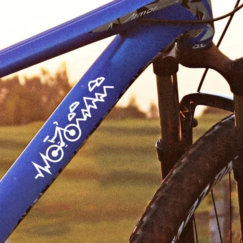 Adhésif en vinyle imperméable adapté aux cadres de vélos, cadeau pour les passionnés de cyclisme, accessoires pour VTT et vélos de route