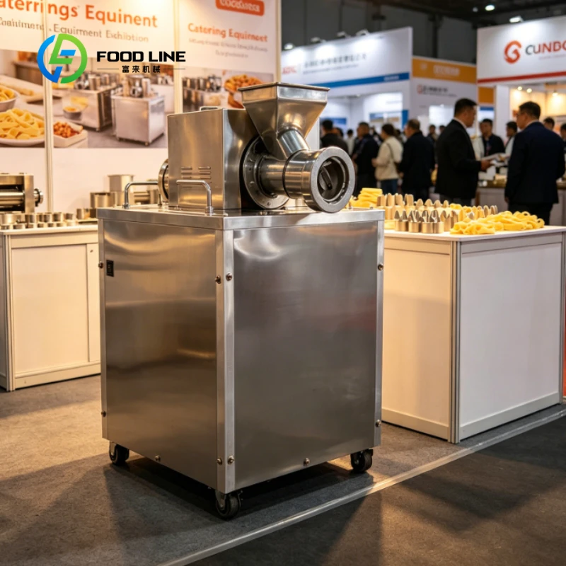 Customized Stainless Steel Automatic Pasta Forming Extruder Electric Dough Kneading Machine To Make Macaroni Hollow Tube Noodles