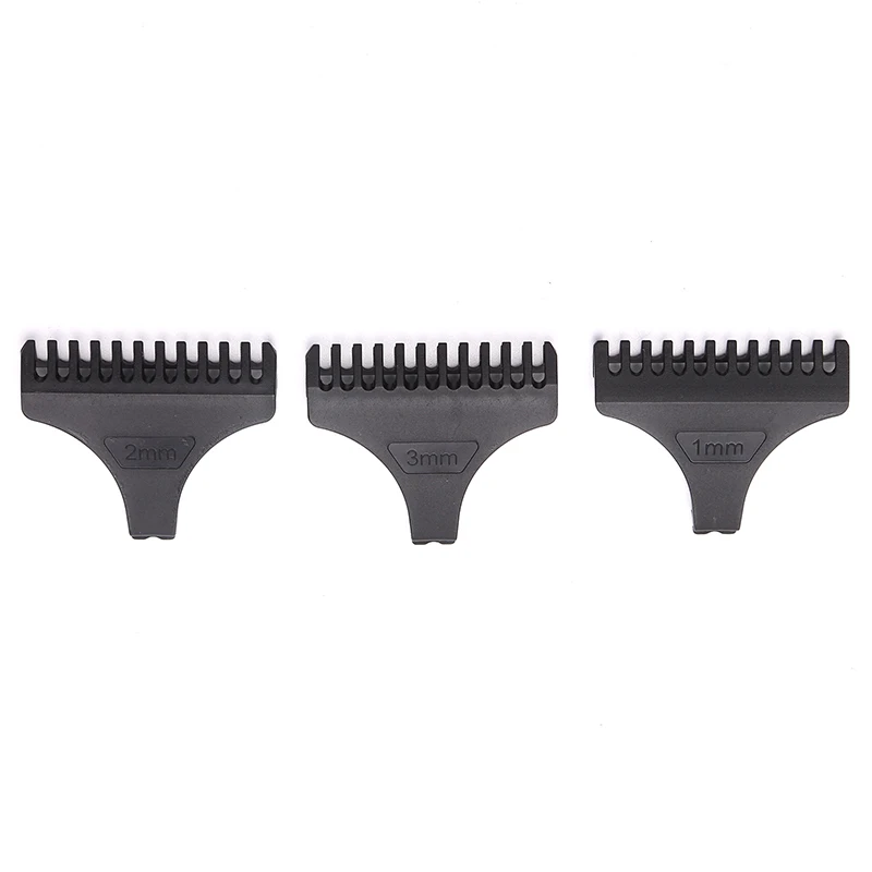 3pcs/set Universal Hair Clipper Shaver Limit Combs Replacement Attachment 1/2/3mm Haircut Tool