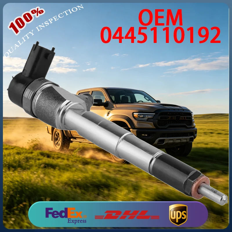 Common Rail Diesel Fuel Injector 0445110192 0445110191 High Pressure Injector Nozzle Assembly For Diesel Engine Spare Parts