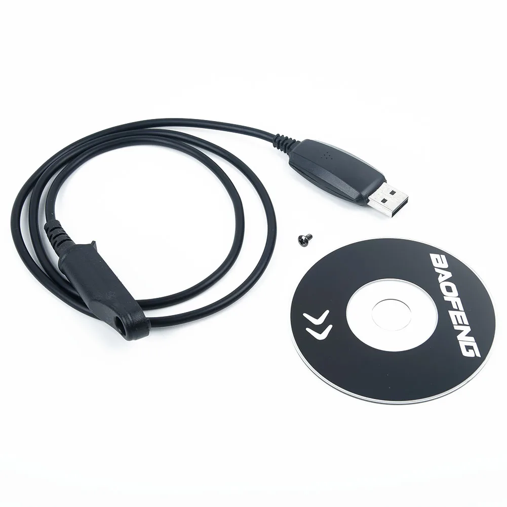 High Speed USB Programming Cable Cord CD for Walkie Talkie A58 Radio Stable and Efficient Programming Experience