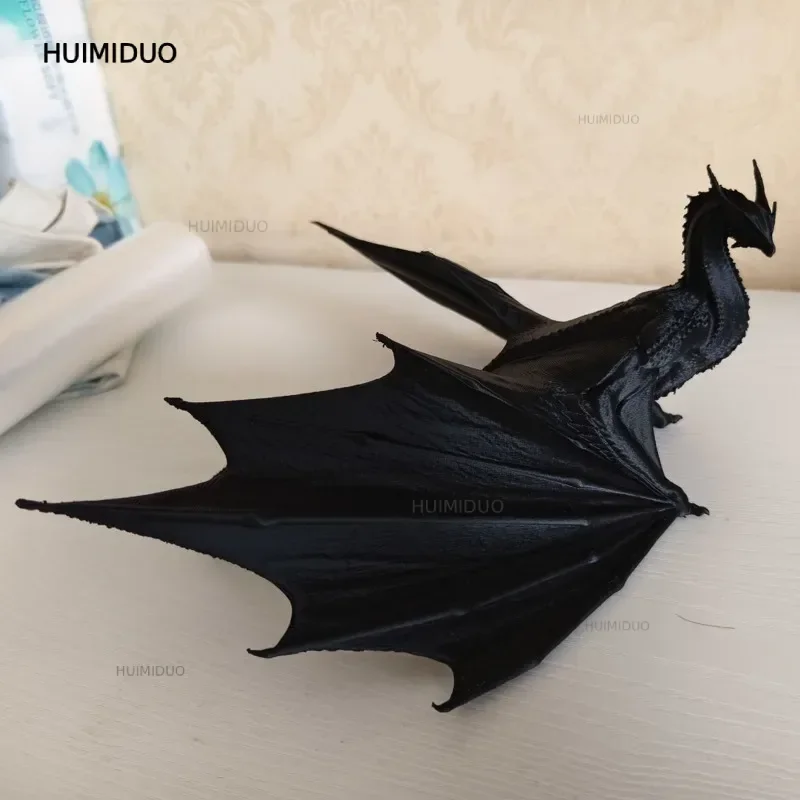 3D Printed Sunfyre Dragon Model Figure Gameing Thronesed Collectible Statue Fantasy Creature Sculpture Ornament Gift Home Decor