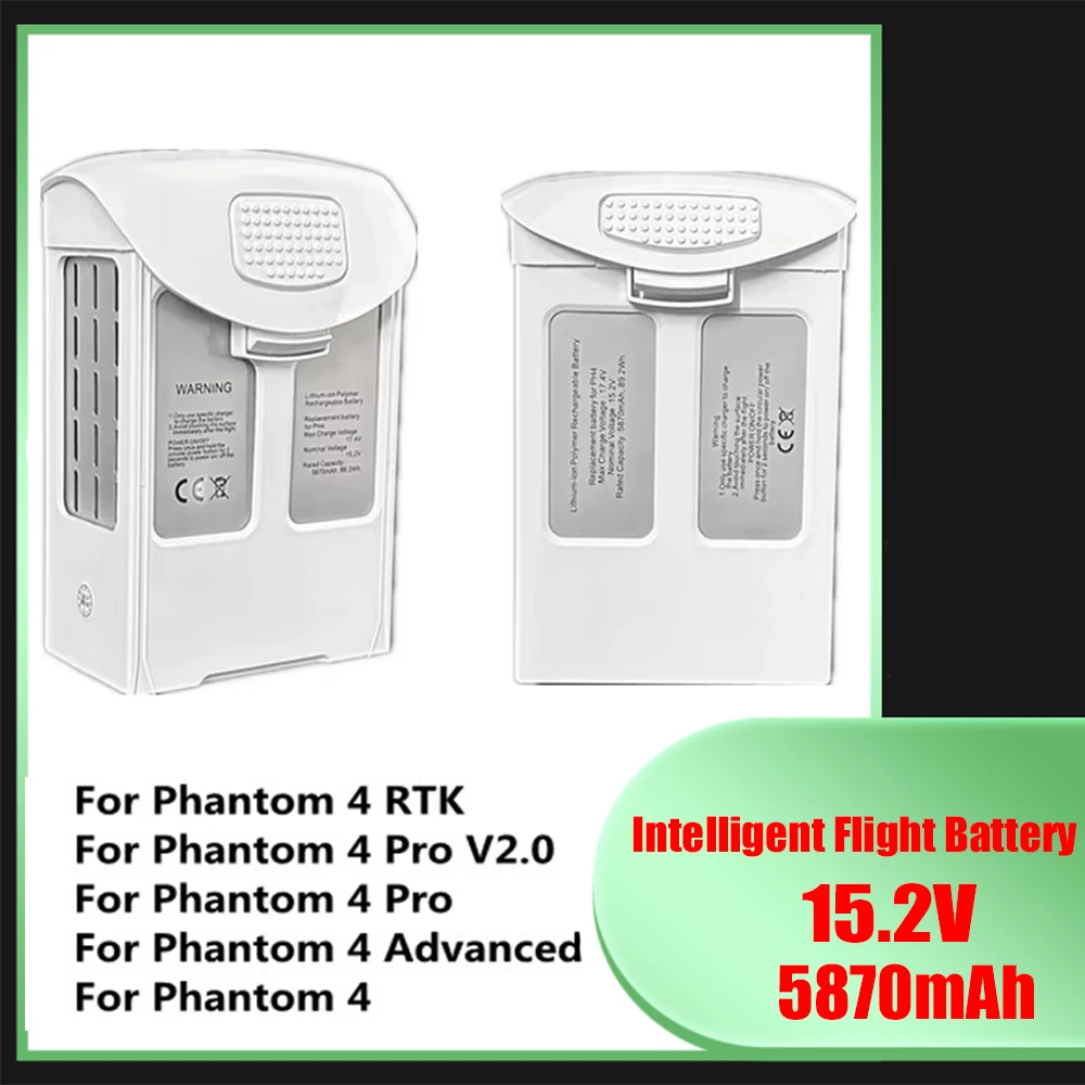 Drone Battery for Phantom 4 Pro/4 For Phantom 4 Advanced 15.2V 5870mAh High Energy Intelligent Spare Flight LiPo 4S Battery