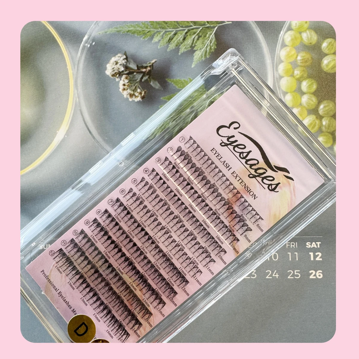 Domi Premade Spire Eyelash Fans Anime Effect Soft Plume Fluttering Comic False Eyelashes Extensions In'di'vidual Lashes Makeup