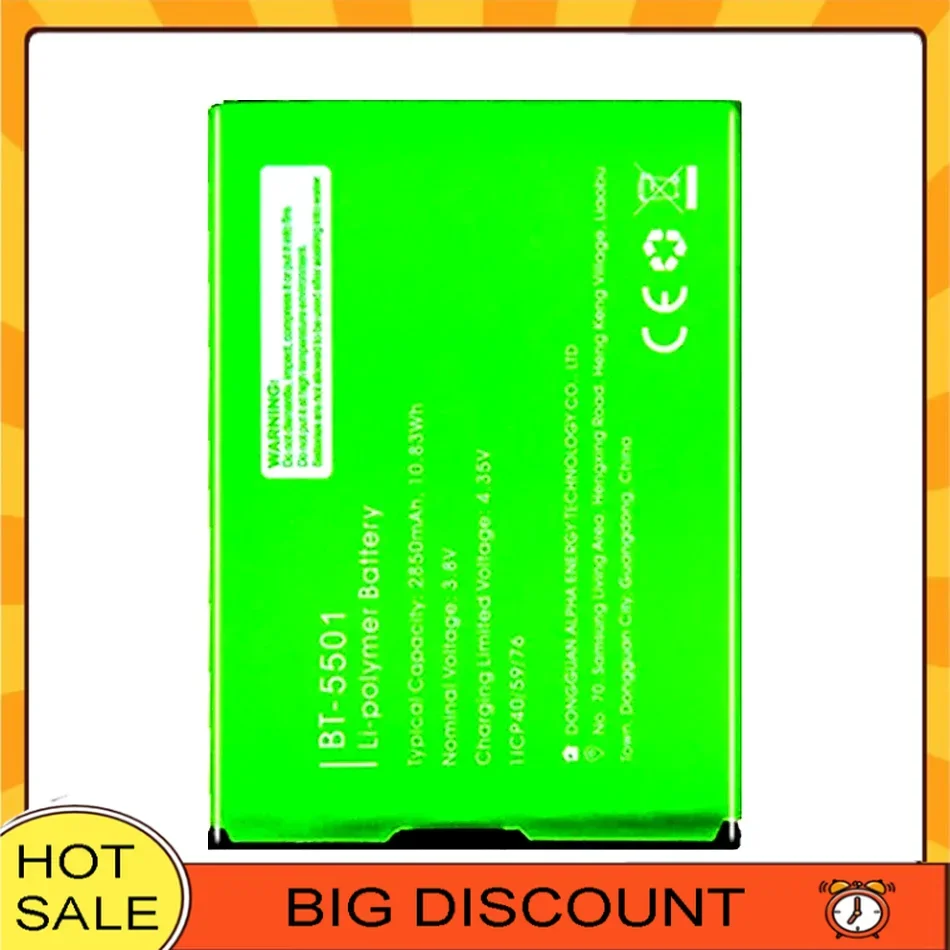 

Environmentally Friendly Mobile Phone Battery For Leagoo M 9 M9 M10 M 10 2850mAh BT-5501