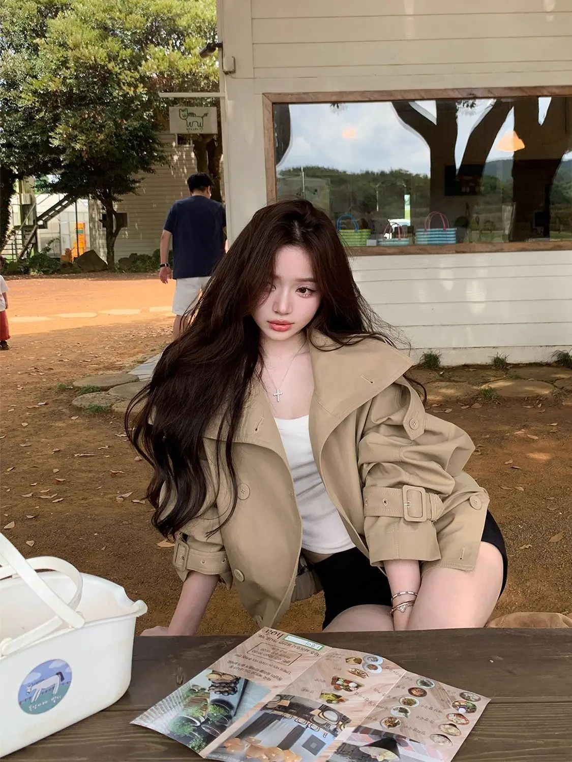 Рисунок 3 - Корейская двубортная куртка с длинными