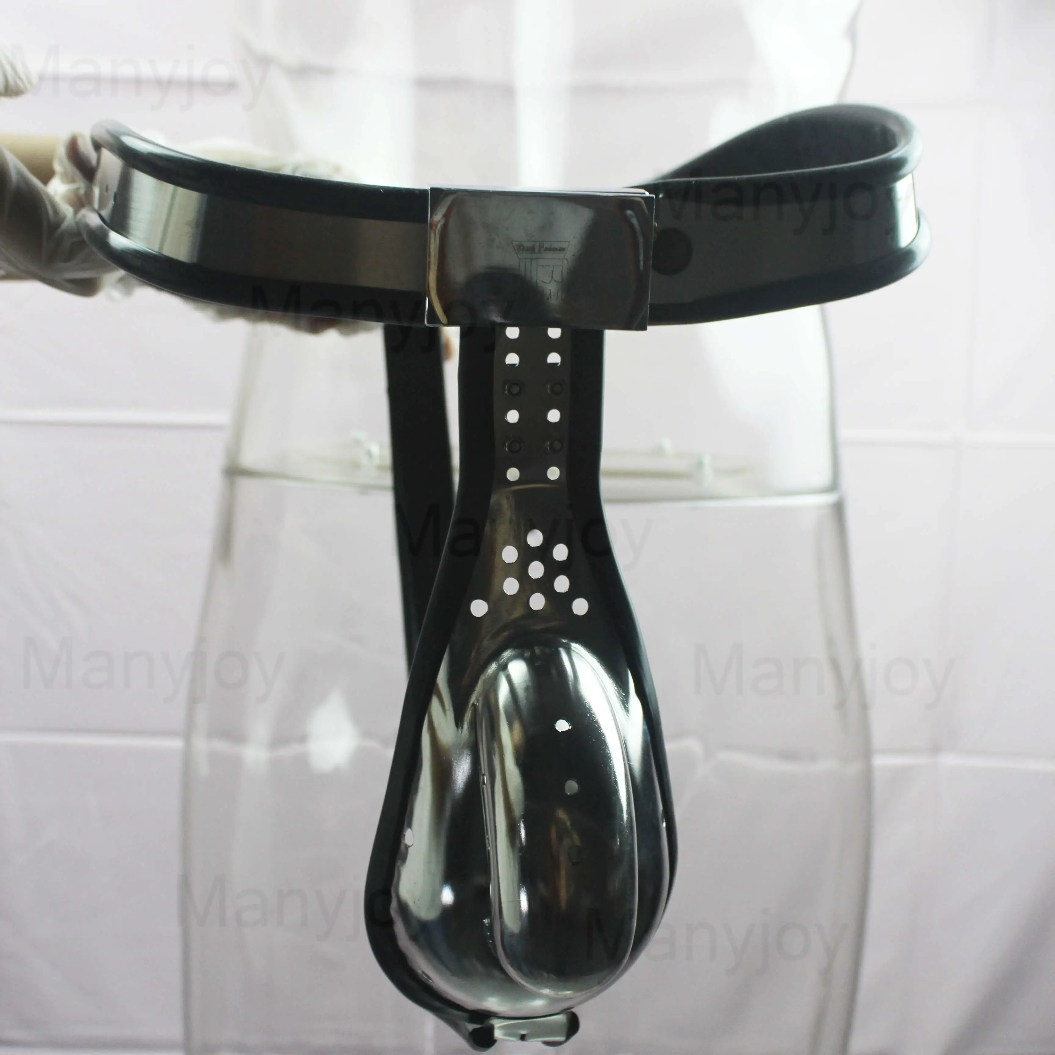 Stainless Steel Male Chastity Belt T-type Adjustable Curved Belt Underwear Anal Plug Device BDSM Bondage Belt Sex Toys for Men